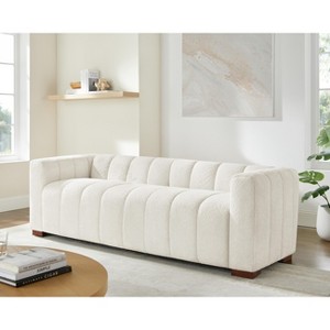 VANOMi 82.68'' Boucle Upholstered Tufted Sofa - 1 of 4