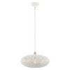 Livex Lighting Charlton 1 - Light Pendant in  White/Brushed Nickel - 2 of 4