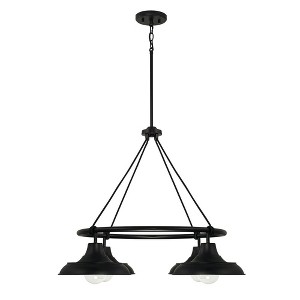 Capital Lighting Jones 4 - Light Chandelier in  Matte Black - 1 of 4