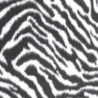 black white