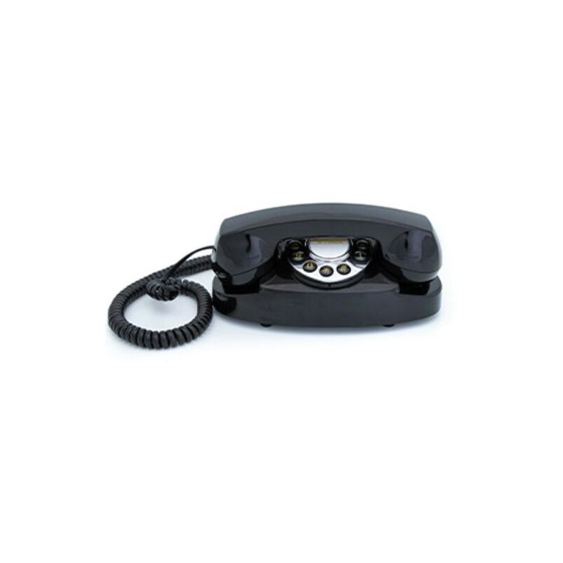 GPO Retro GPOAUDBK Audrey Bedside Push Button Telephone - Black, 1 of 7