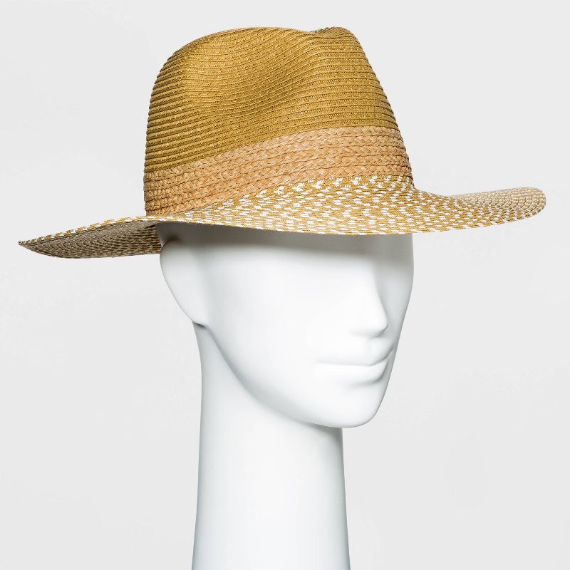 Women&#39;s Straw Fedora Hat - A New Day&#8482; - Natural, 1 of 2