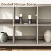 GustoWave 8-Cube Console Table, 3 Tier Horizontal Storage Organizer, 62" Industrial Bookcase for Entryway & Living Room - 4 of 4