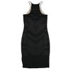 bar III Womens Burnout Bodycon Dress, Black, Large - 2 of 2