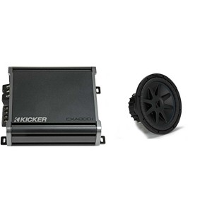 Kicker 50CVX122 CompVX 12" Sub, Dual 2-Ohm & 46CXA8001 Amplifier - 1 of 4