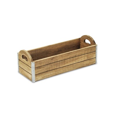 Cheung's Caelum Handled Wood Planter
