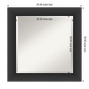 Amanti Art Sloped Beveled Framed Bathroom Vanity Wall Mirror - 3 of 4