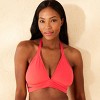 Women's Faux Wrap Triangle Bikini Top - Shade & Shore™ - 3 of 4