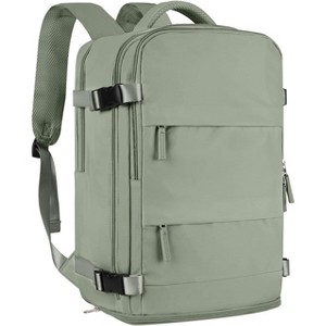 Summit Adventure Airline Approved Travel Backpack for Women & Men   Waterproof Carry-On, Sports & Hiking Daypack (Black) A-grey Green Large :  Target