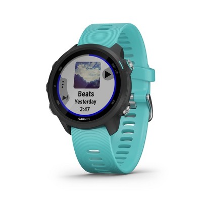 Garmin Forerunner 245 GPS Running Smartwatch with Music - Aqua