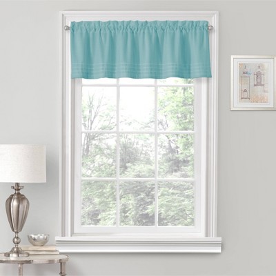 14"x52" Kingsbury Rod Pocket Window Valance Aegean- Vue