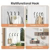 LunaLulinlk Coat Hook for Hanging, 10 Pack Large Stainless Wall Hooks for Bedroom, Living Room & Kitchen-10KG (Max) - 3 of 4