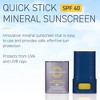 Brush On Block Quick Stick SPF 40, Mineral Sunscreen Stick, UVA/UVB Protection, Water Resistant, Hawaii Compliant, Reef Friendly - 2 of 4