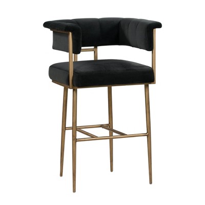TOV Furniture Astrid Velvet Stool