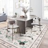 Butterfly Machine Washable Area Rugs 5x7 Ultra-Soft Contemporary Throw Rugs Foldable Thin Accent Carpet Non Slip Indoor Floor Cover - 2 of 4