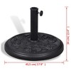 VidaXL Resin Round Parasol Base - 4 of 4