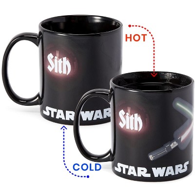 Seven20 Star Wars Jedi/Sith Clash - 20oz Heat-Reveal Ceramic Mug