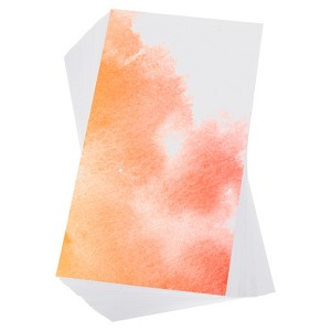 Unique Bargains Pure Cotton Water Coloring Paint Papers 100 Pcs White - 1 of 4