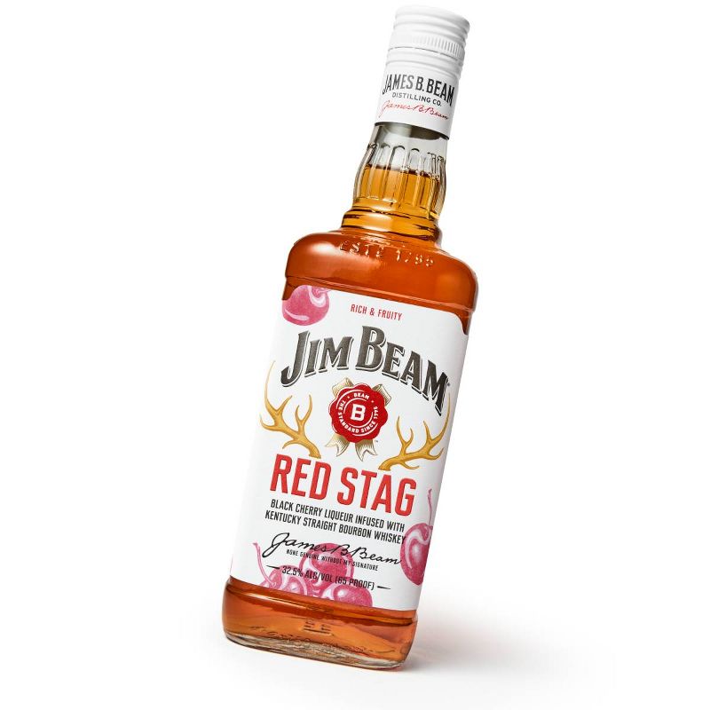 Jim Beam Red Stag Black Cherry Bourbon Whiskey - 750ml Bottle, 5 of 10