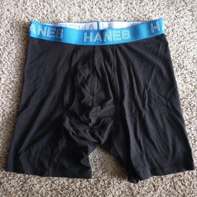 Hanes Platinum ComfortFlex Fit Boxer Briefs Blue/Teal/Plum/Black 1 SM at   Men's Clothing store