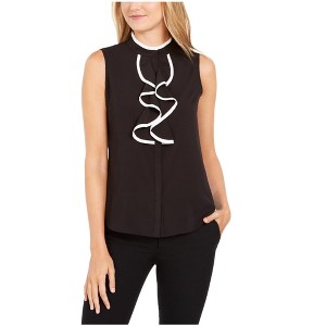 Calvin Klein Womens Ruffle Pullover Blouse - 1 of 1