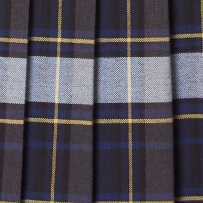 blue gold plaid