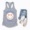 Simply Sage Market Women's America Vibes Smiley Racerback Graphic Tank - 2 of 2