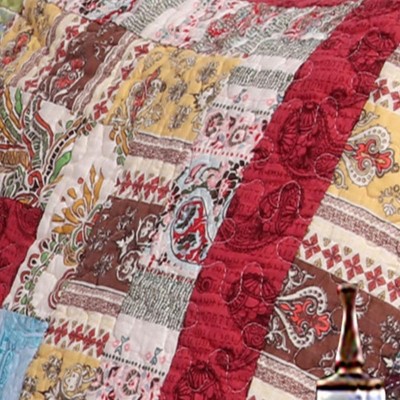 Colorado Lodge Multicolor Cotton Patchwork King Pillow Sham