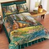 Collections Etc Thomas Kinkade A Peaceful Autumn Retreat 3-Piece Comforter Set - 2 of 3
