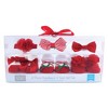 Hudson Baby Infant Girl Headband and Socks Giftset 6pc, Holly, One Size - 2 of 2