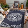 Garvee Reversible Mats, Plastic Straw Rug, Large Floor Mat for Outdoors - 4 of 4