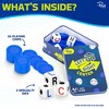 Point Games Left Right Center Dice Games - 3 Dice & 24 Chips Set with Blue Tin - 2 of 4