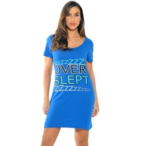 Just Love Sleep Dress for Women - Sleeping Dorm Shirt - Ladies Nightshirt - Nightgown Sleepwear - 1 of 3