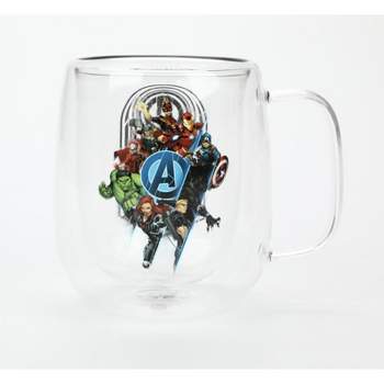 The Avengers 11 Oz. Double Wall Glass Mug