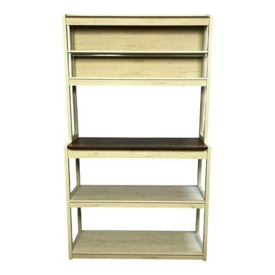 JUJABU 39.37" 5-Tier Bakers Rack for Kitchen with Storage, Coffee Bar, Kitchen Shelves, Microwave Stand