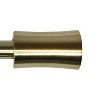 Versailles Sculpted Corset Finial Steel Heavy Duty Curtain Rod Set for Windows Gold - 4 of 4