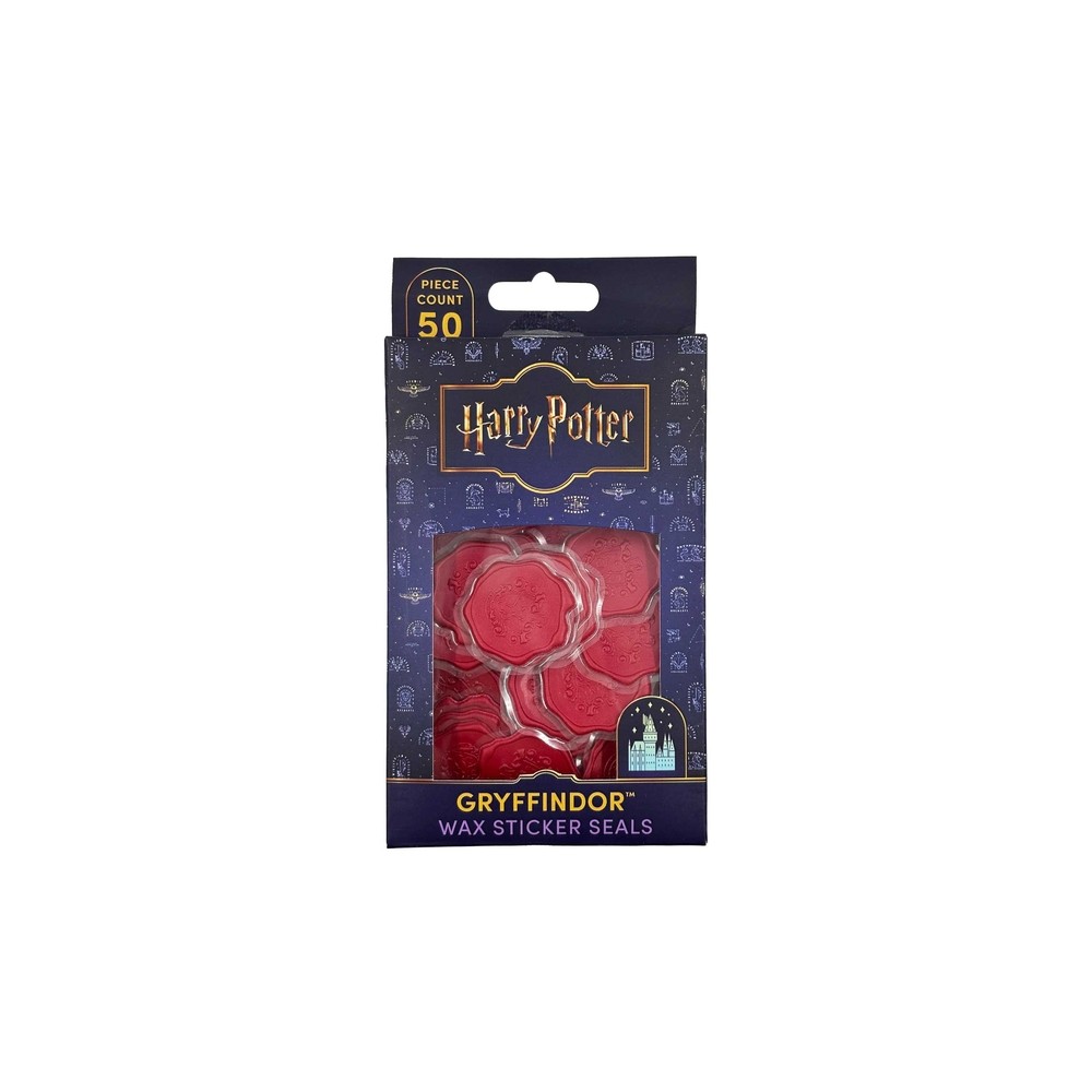 Harry Potter: Gryffindor Wax Sticker Seals (Set of 50) – by Insight Editions (Hardcover)