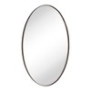 TEHOME Javell Oval Stainless Steel Framed Wall Mounted Bathroom Vanity Mirror - 2 of 4