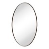 TEHOME Javell Oval Stainless Steel Framed Wall Mounted Bathroom Vanity Mirror - image 2 of 4