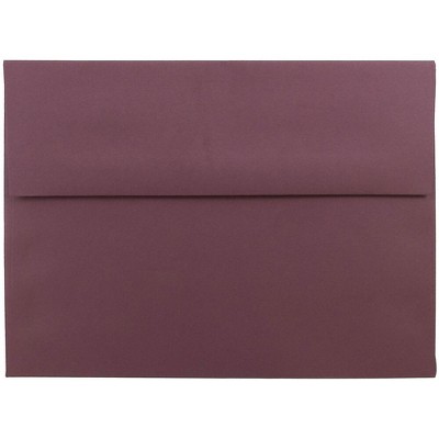 JAM Paper A7 Invitation Envelopes 5.25 x 7.25 Burgundy 36395846I