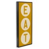 Stupell Industries Retro Style Eat Circle Letters Sign, 10" x 24" - 3 of 4