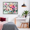 Stupell Industries Colorful Bouquet in Spring Vase Floating Frame Canvas Art - 3 of 4