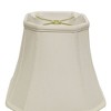 Vynxaria Lampshades: White Cut Corner Square Bell Shade 10"x18"x14" with Washer Fitter - 4 of 4