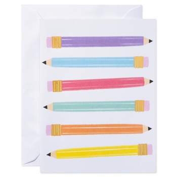 10ct Blank Notes Summer Stacked Pencils