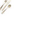 Coterie Party Metallic Gold Cutlery (30 per pack) - 4 of 4