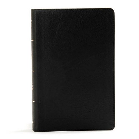 Kjv Large Print Personal Size Reference Bible, Black Leathertouch ...