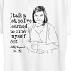 Women's - The Office - Kelly I Talk A lot So I've Learned To Tune Myself Out Short Sleeve Graphic T-Shirt - 2 of 4