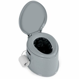 Chery Life 5L Portable Travel Toilet with Paper Holder for Outdoor - 1 of 4