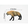 Collectible Wildlife Gifts | Hyena, Spotted, Hyaena, Museum Quality, Rubber Animal, Hand Painted, Realistic Toy Figure, Model, Gift,  4"  CH471 BB152 - 3 of 4