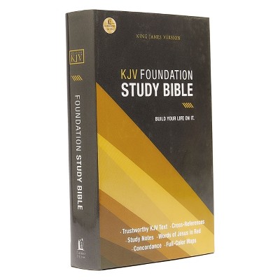 Foundation Study Bible-KJV - by  Thomas Nelson (Hardcover)